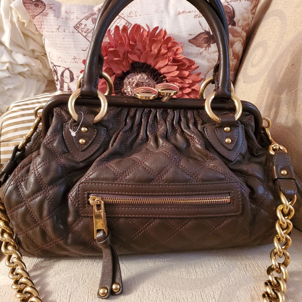 Marc Jacobs Dark Brown Purse w/ Wallet - Picture 2 of 7